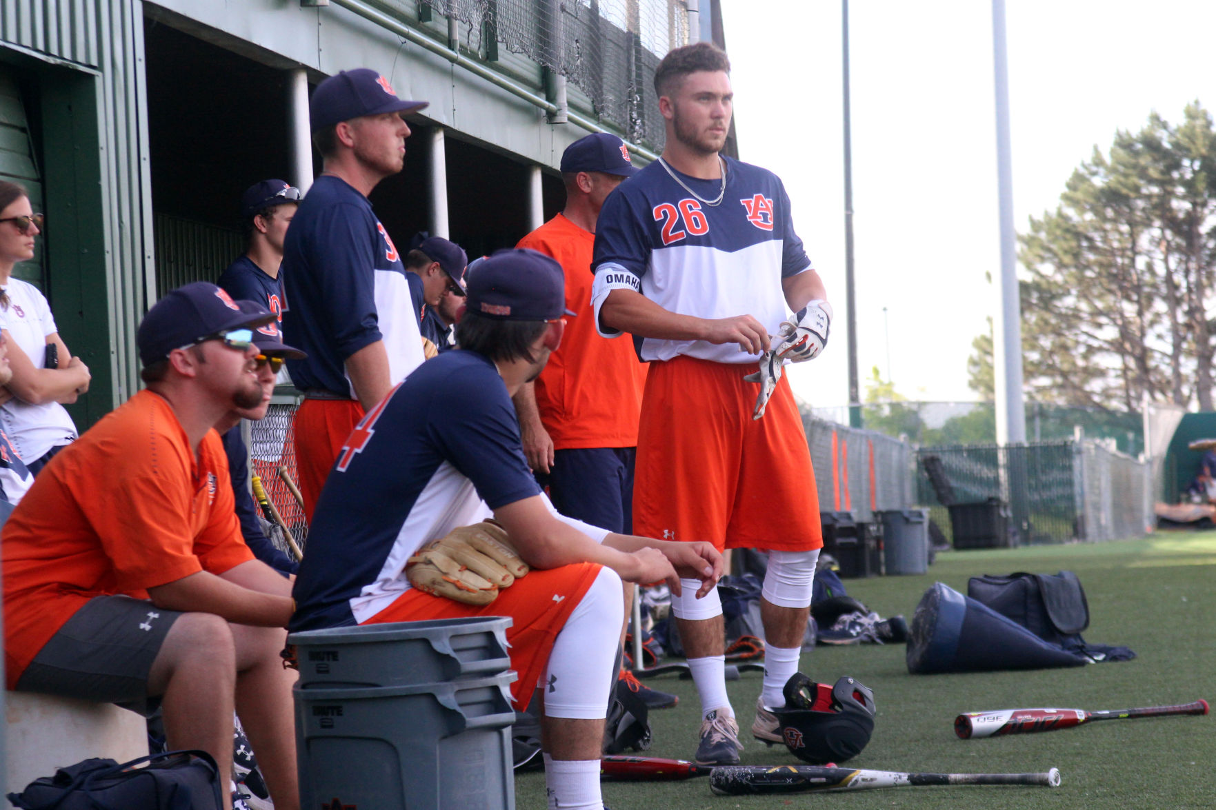 PHOTOS: Auburn baseball’s Saturday practice at the College World Series